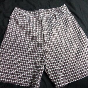 Vintage 60s K-Mart Geometric Pattern Polyester Shorts